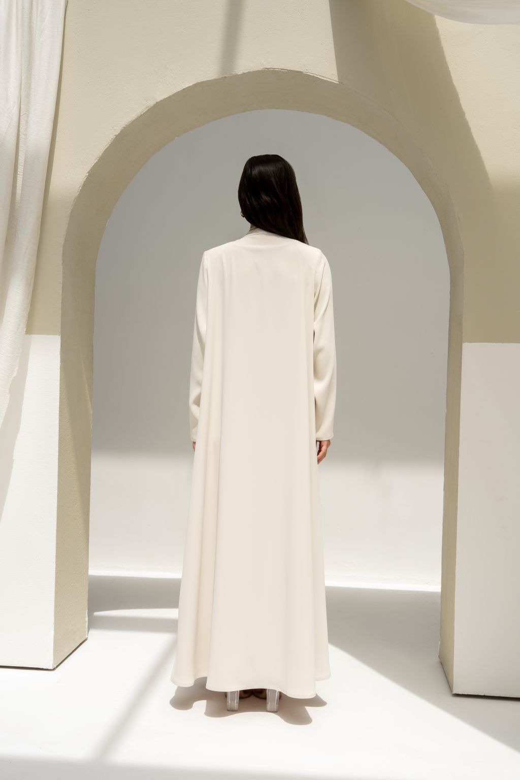 Blush bloom Abaya