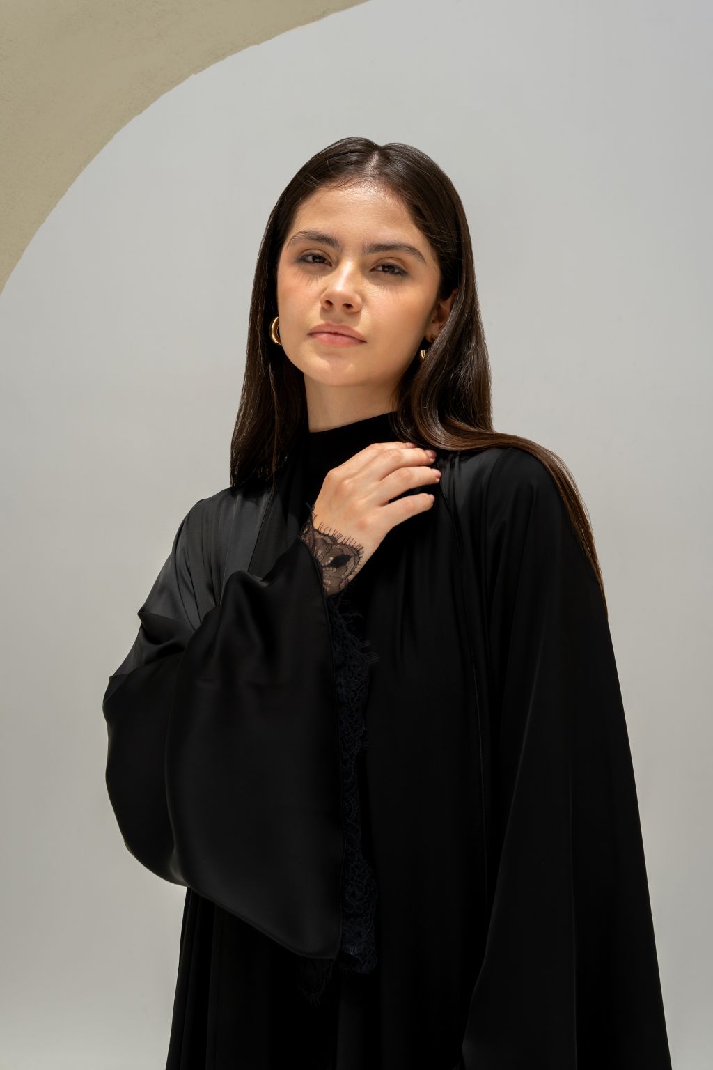 Ethereal Black Abaya