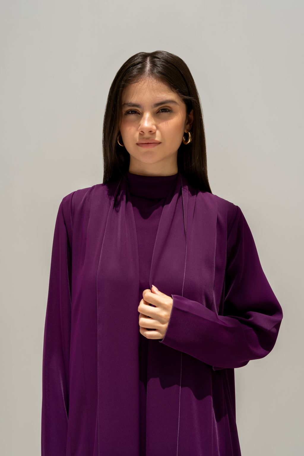 Royal Plum Abaya