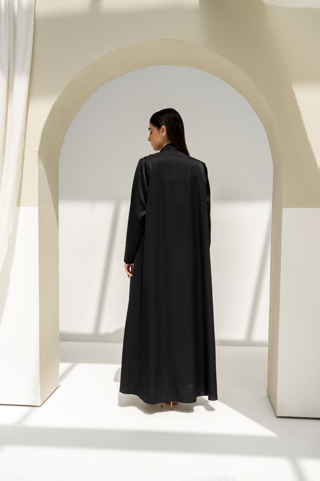 Opal Black Abaya