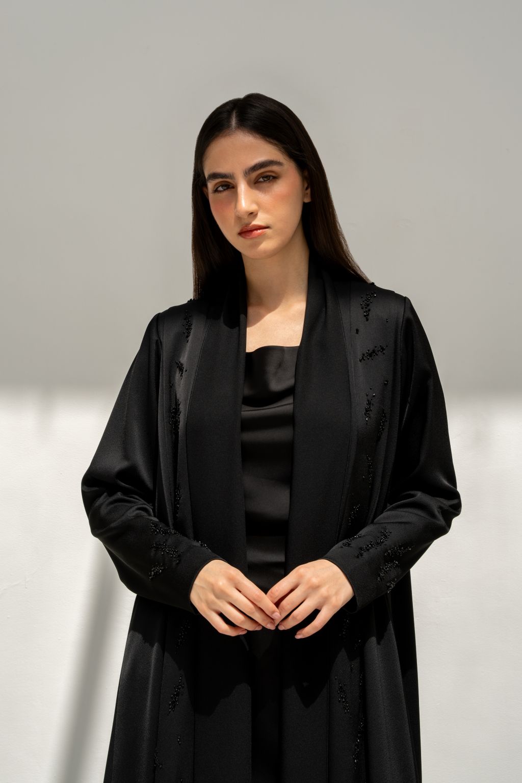 Opal Black Abaya