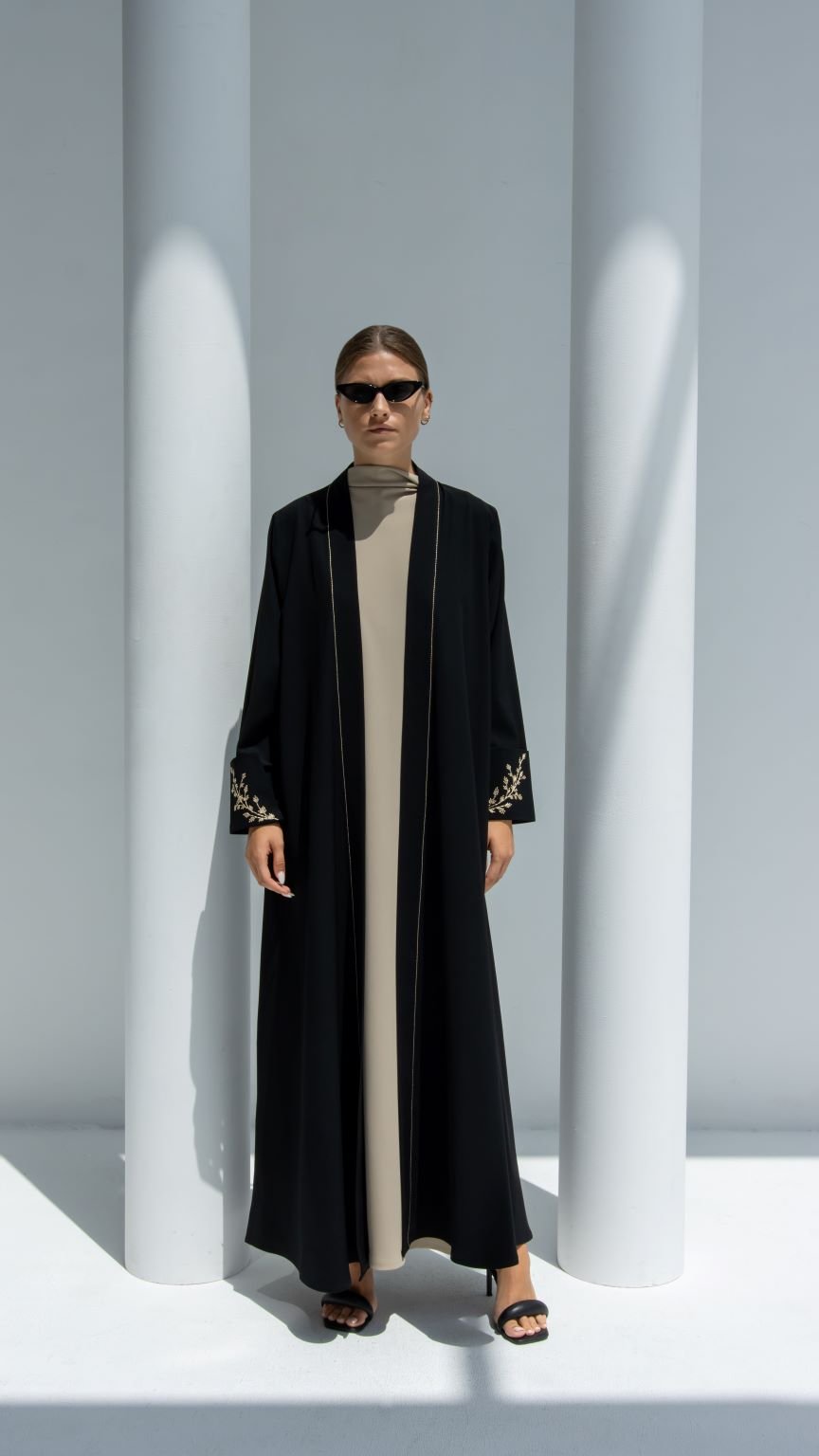Floral Sleeves Abaya