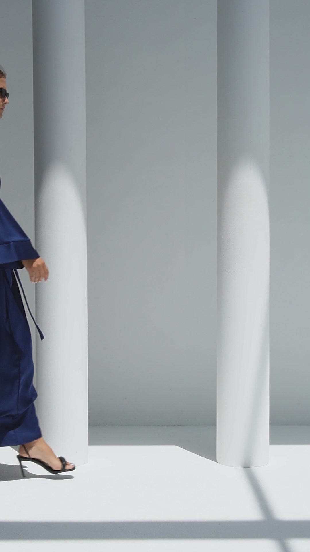 Belt Silk Dress paired with matching belt, offering a versatile and sophisticated ensemble | Selected Lines