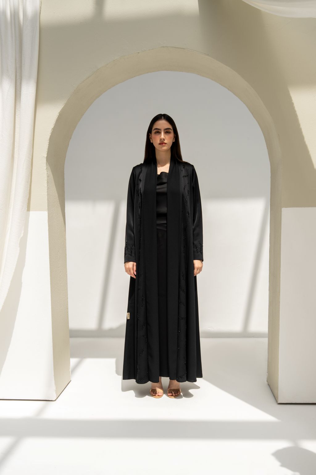 Opal Black Abaya