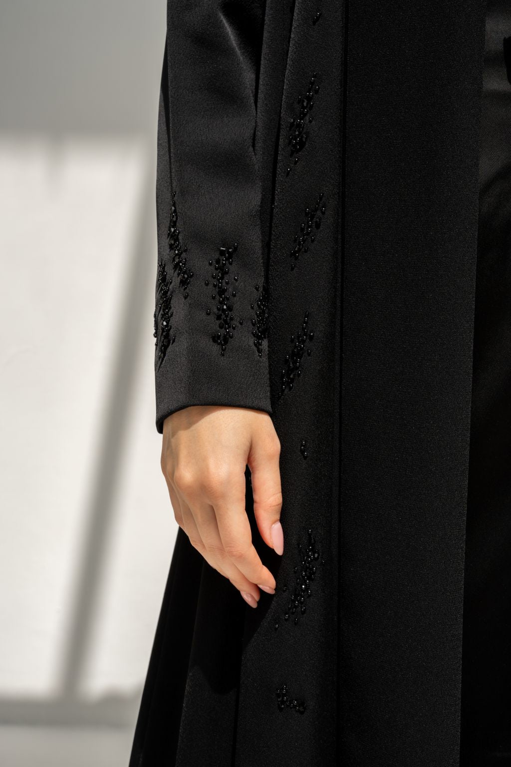 Opal Black Abaya